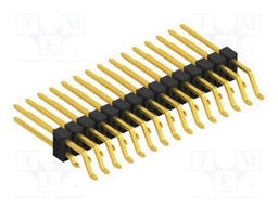 Connector: pin strips; pin header; male; PIN: 30; 2.54mm; SMT; 2x15