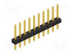 Connector: pin strips; pin header; male; PIN: 10; 2mm; THT; 1x10