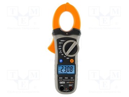 Meter: multifunction; pincers type; Øcable: 30mm; LCD; True RMS