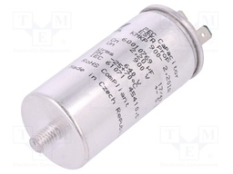 Capacitor: polypropylene; 2.2uF; ±10%; Ø35x72mm; 16A