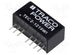 Converter: DC/DC; 2W; Uin: 4.5÷18V; 9VDC; Iout: 222mA; SIP8; 4.5g