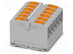 Splice terminal: rail; 24A; 450V; push-in; PA; L: 21.7mm; 0.14÷4mm2