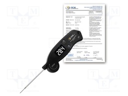 Meter: temperature; LCD 1,7"; -40÷300°C; Resol: 0.1°C; IP54