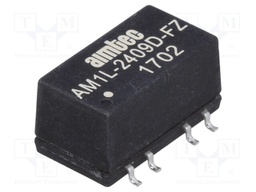 Converter: DC/DC; 1W; Uin: 21.6÷26.4V; Uout: 9VDC; Uout2: -9VDC; SMD