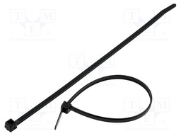 Cable tie; L: 210mm; W: 4.7mm; polyamide; 355N; black; Ømax: 55mm
