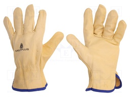 Protective gloves; Size: 10; natural leather; FB149