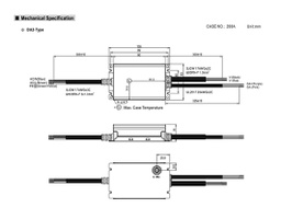 Power supply: switched-mode; LED; 50W; 60÷142VDC; 350÷700mA; IP67