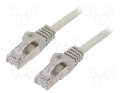 Patch cord; F/UTP; 6; stranded; CCA; LSZH; grey; Len: 3m; 26AWG