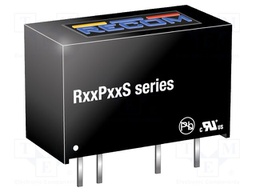Converter: DC/DC; 1W; Uin: 10.8÷13.2V; Uout: 5VDC; Iout: 200mA; SIP7