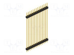 Connector: pin strips; pin header; male; PIN: 14; 2.54mm; THT; 1x14