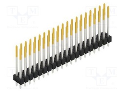 Connector: pin strips; pin header; male; PIN: 40; 2.54mm; THT; 2x20