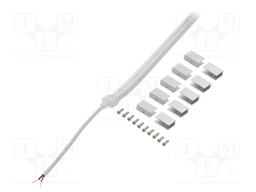 NEON LED tape; white warm; 24V; LED/m: 120; 6mm; IP65; 8W/m