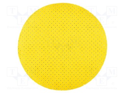 Cleaning cloth: sandpaper; Granularity: 80; perforated; Ø225mm