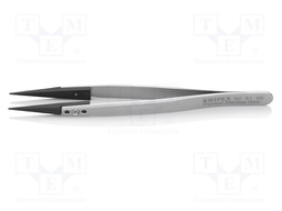Tweezers; Blade tip shape: sharp; Blades: straight; ESD
