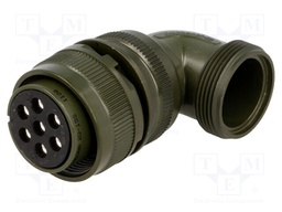 Connector: circular; Series: DS/MS; plug; female; PIN: 7; for cable