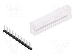 Connector: pin strips; pin header; male; PIN: 18; 2.54mm; SMT; 1x18