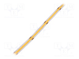 COB LED tape; white warm; 24V; LED/m: 320; 8mm; IP20; 8W/m