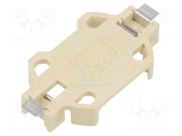 Socket; 2032,BR2032,CR2032; Batt.no: 1; horizontal,SMD; LCP