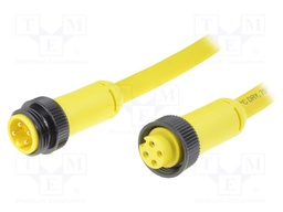 Cable: for sensors/automation; 7/8"-7/8"; 12m; male; female; PIN: 4
