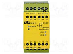 Module: safety relay; Series: P2HZ X1; OUT: 4; Mounting: DIN; 24VDC