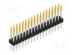 Connector: pin strips; pin header; male; PIN: 34; 2.54mm; THT; 2x17