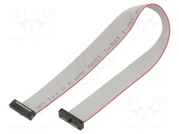 Ribbon cable with IDC connectors; Tape ph: 0.64mm; 228.6mm