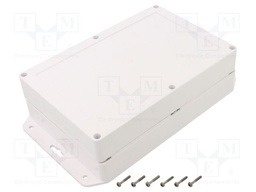 Enclosure: multipurpose; X: 140mm; Y: 210mm; Z: 60mm; ZP; ASA; white