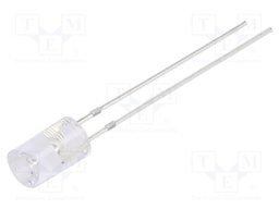 LED; 5mm; red; 100÷150mcd; 120°; Front: recessed; 12V; Pitch: 2.54mm