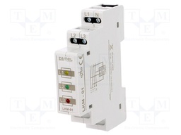 Module: voltage indicator; Mounting: DIN; IP20; 90x17.5x66mm