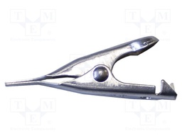 Crocodile clip; 5A; Grip capac: max.5.6mm; Overall len: 28mm
