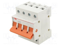 Switch-disconnector; Poles: 4; for DIN rail mounting; 100A; BKD