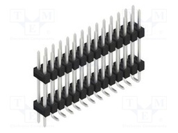 Connector: pin strips; pin header; male; PIN: 28; 2.54mm; SMT; 2x14