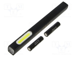 Torch: workshop; 20h; 176mm; 40lm,160lm; black; IP54; 6000-7500K