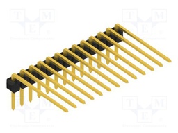 Connector: pin strips; pin header; male; PIN: 13; 2.54mm; THT; 1x13
