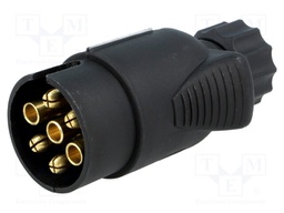 Connector: automotive; plug; PIN: 7; Conform to: PN-ISO 1724; 12VDC
