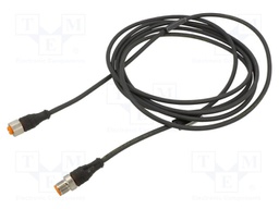 Cable: for sensors/automation; PIN: 4; M12-M12; 3m; plug; plug; 240V