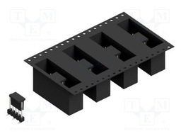 Connector: pin strips; pin header; male; PIN: 5; 2.54mm; SMT; 1x5