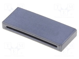 Core: ferrite; for flat cable; 27Ω; A: 23.8mm; B: 3.2mm; C: 15mm