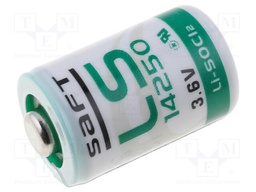 Battery: lithium; 3.6V; 1/2AA; Ø14.5x25mm; 1200mAh