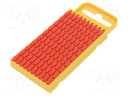 Markers for cables and wires; 4.3÷5.3mm; polyamide; push-in