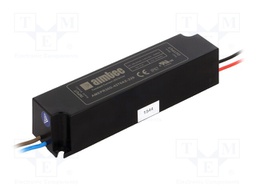 Power supply: switched-mode; LED; 29.4W; 32÷42VDC; 0.7A; IP67; 200g