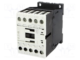 Contactor: 3-pole; NO x3; Auxiliary contacts: NO; 110VAC; 9A; DILM9
