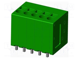 Connector: PCB terminal block; terminal; Plating: tinned; on PCBs