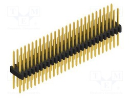Connector: pin strips; pin header; male; PIN: 54; 1.27mm; THT; 2x27