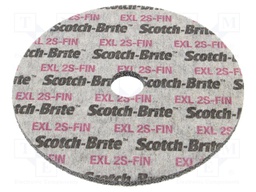 Wheel; fleece; Dim: Ø150x6mm; Mount.hole diam: 22mm