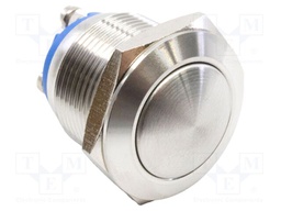 Switch: vandal resistant; SPST-NO; 2A/36VDC; IP65; OFF-(ON); Ø19mm