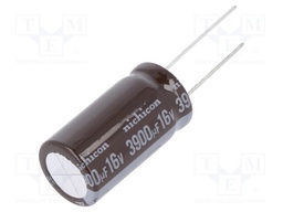 Capacitor: electrolytic; low impedance; THT; 3900uF; 16VDC; ±20%