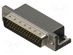 Connector: D-Sub HD; PIN: 44; socket; male; angled; THT; MHHDR