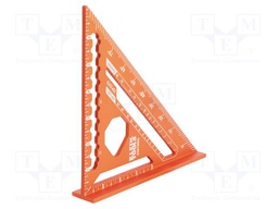 Try square; 185x184mm; orange; inch
