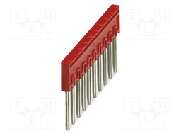 Bridge; PA; L: 30mm; ways: 10; W: 80.3mm; H: 30mm; Body: red